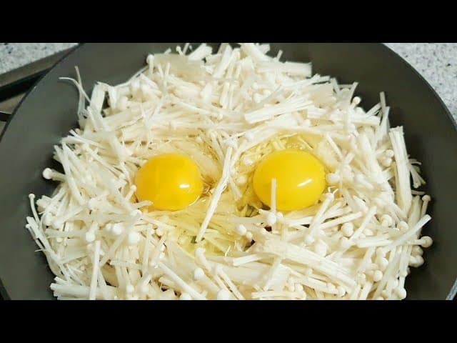 팽이버섯 계란볶음