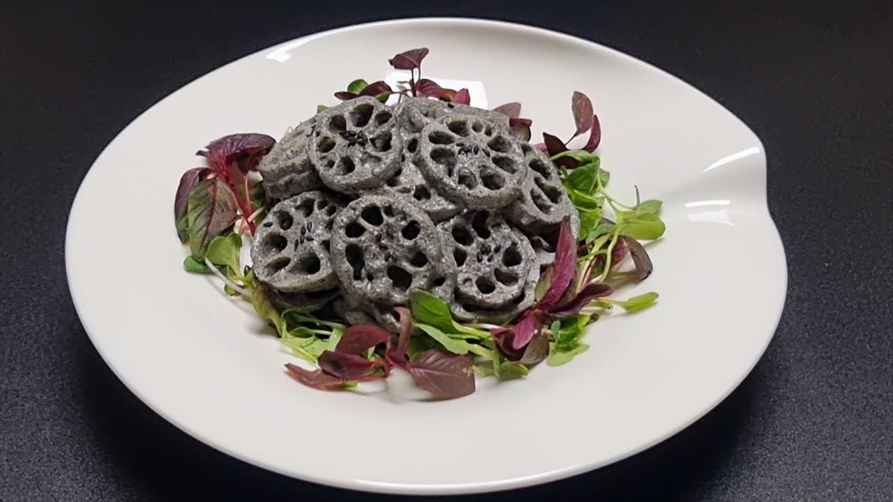 흑임자 연근무침