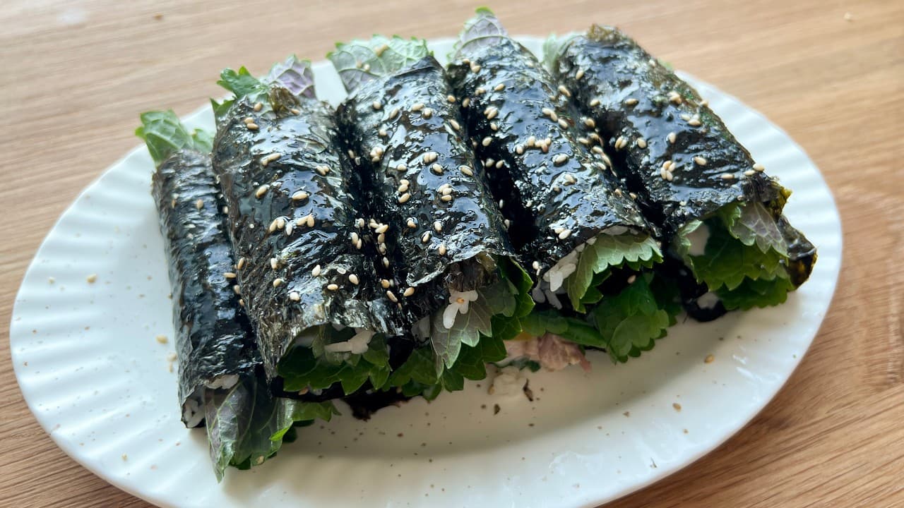 초간단 참치마요 꼬마김밥