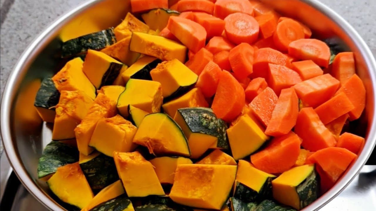 단호박 당근 요거트 샐러드