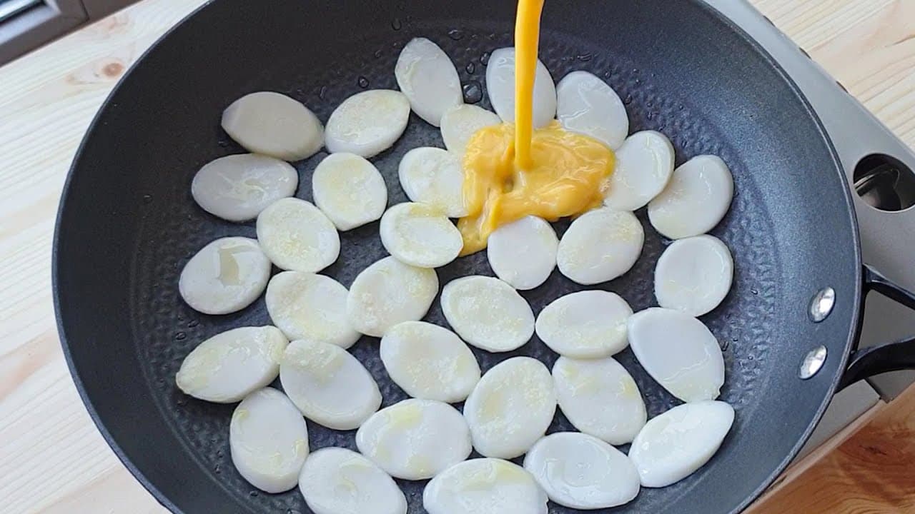 떡국떡 계란 피자