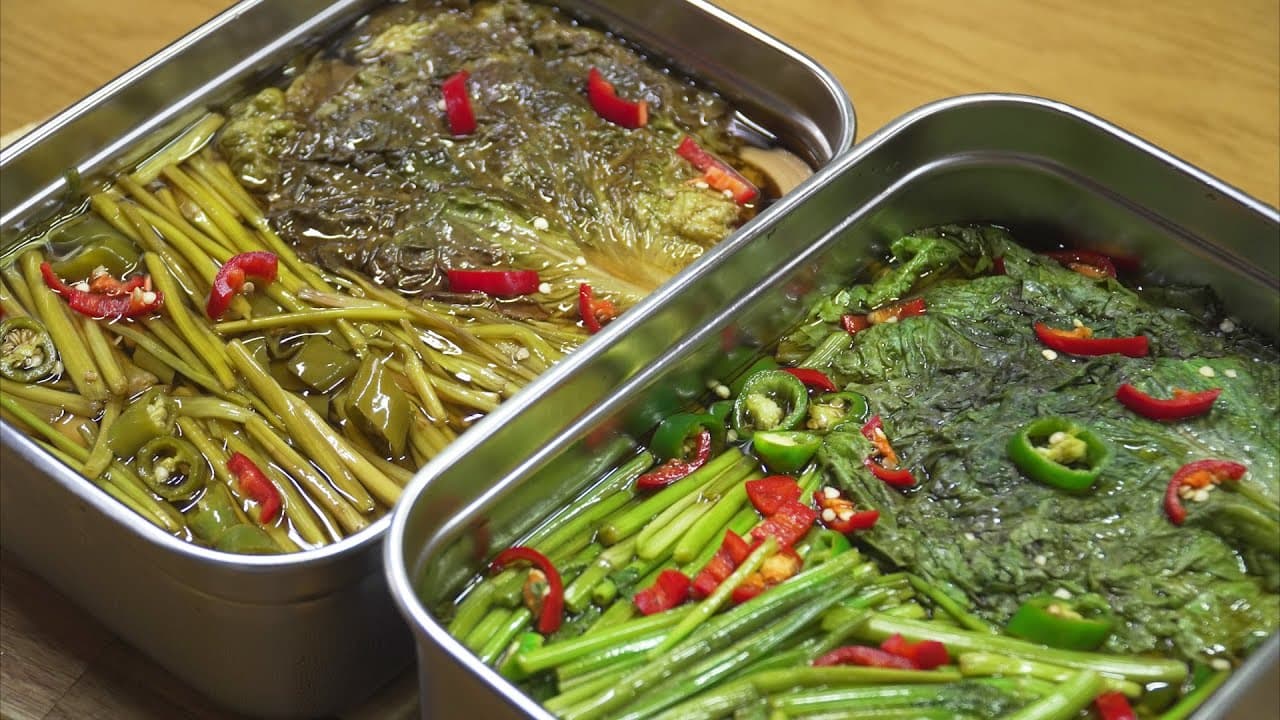 미나리상추장아찌