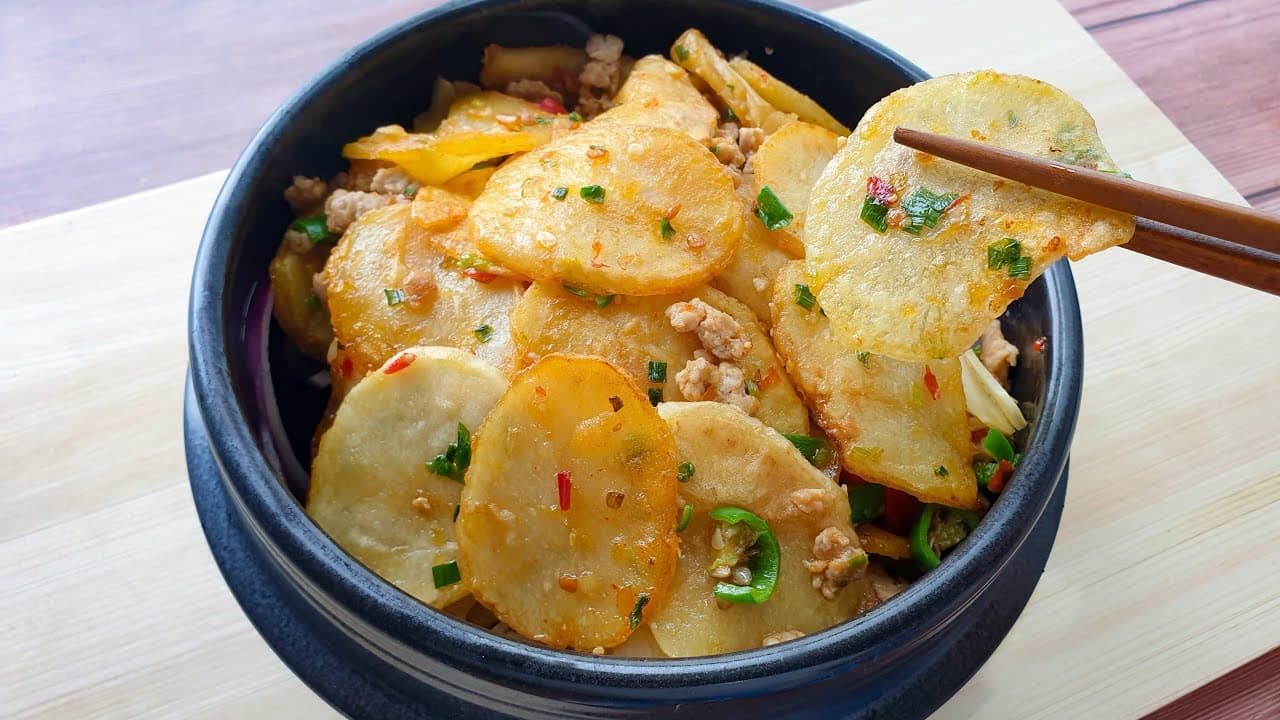 두반장 감자 고기볶음