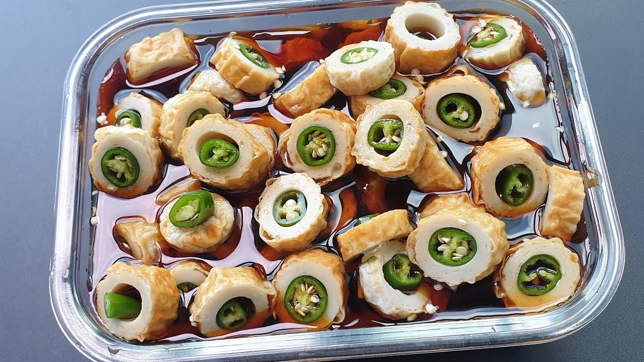 어묵 고추 장아찌 & 초간단 어묵탕