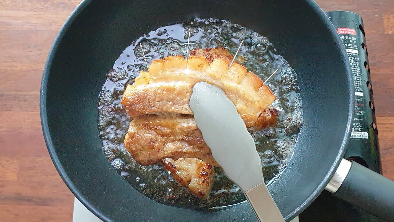 크리스피 오겹살 구이