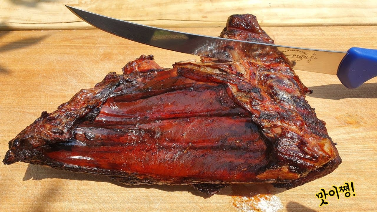 통돼지갈비 바베큐