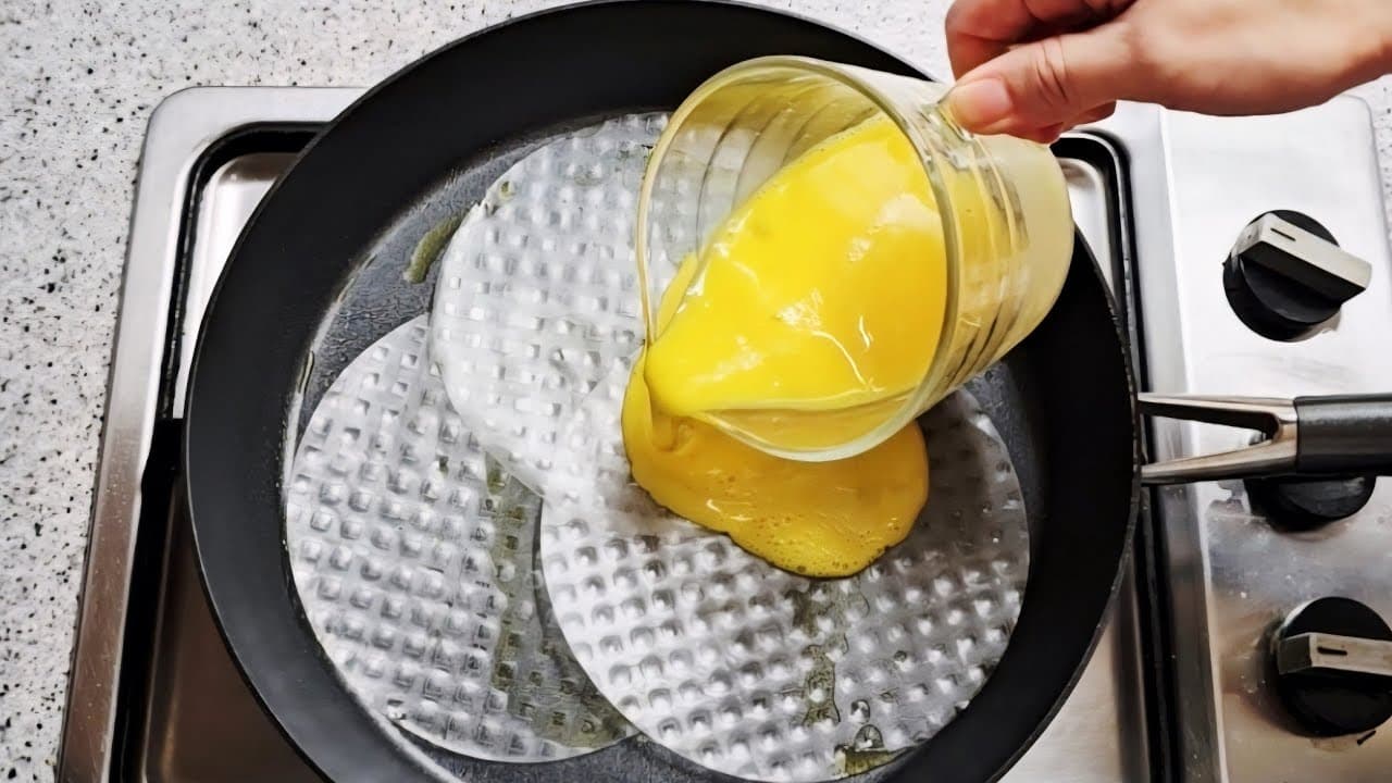 라이스페이퍼 계란 토스트