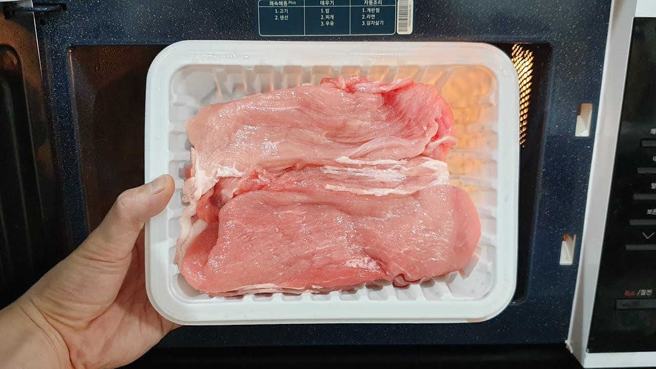 전자레인지 제육볶음