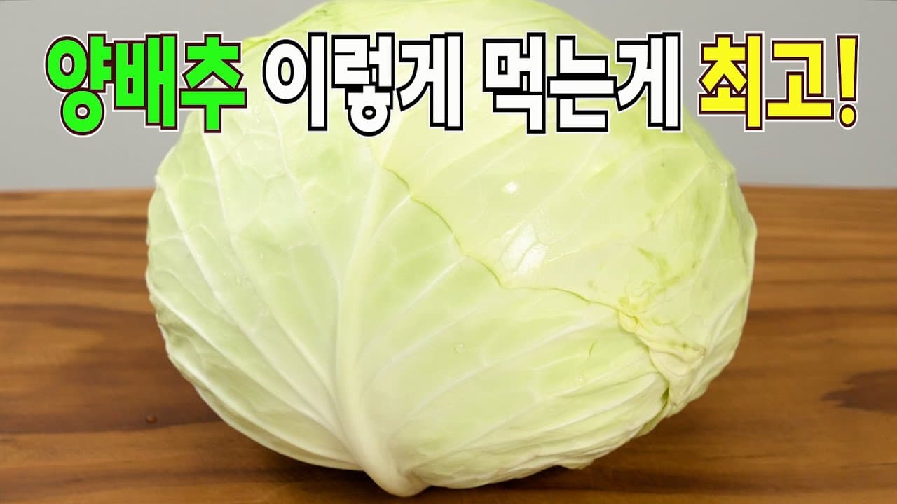 양배추 무침