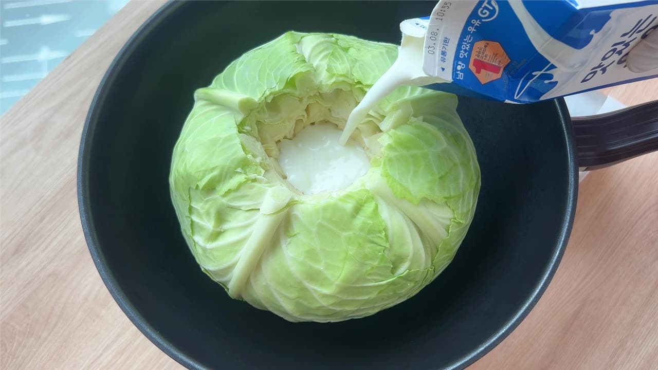 우유 양배추찜