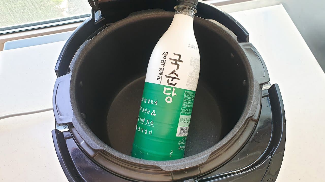 밥솥 막걸리 술빵