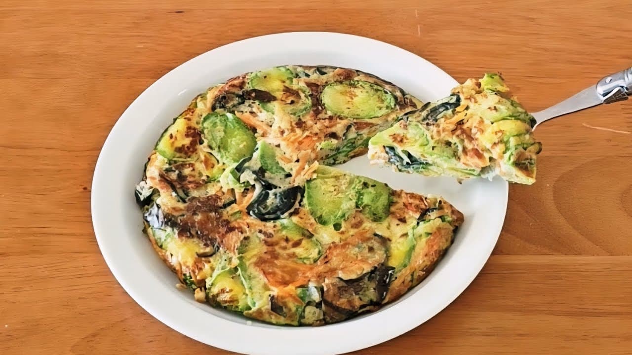 애호박 가지 팬케이크