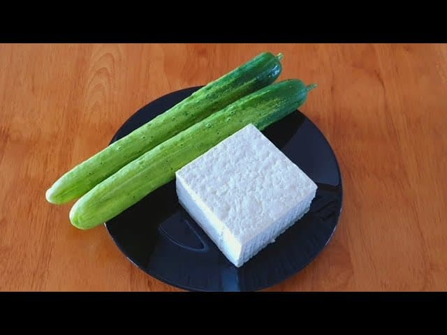 오이 두부쌈
