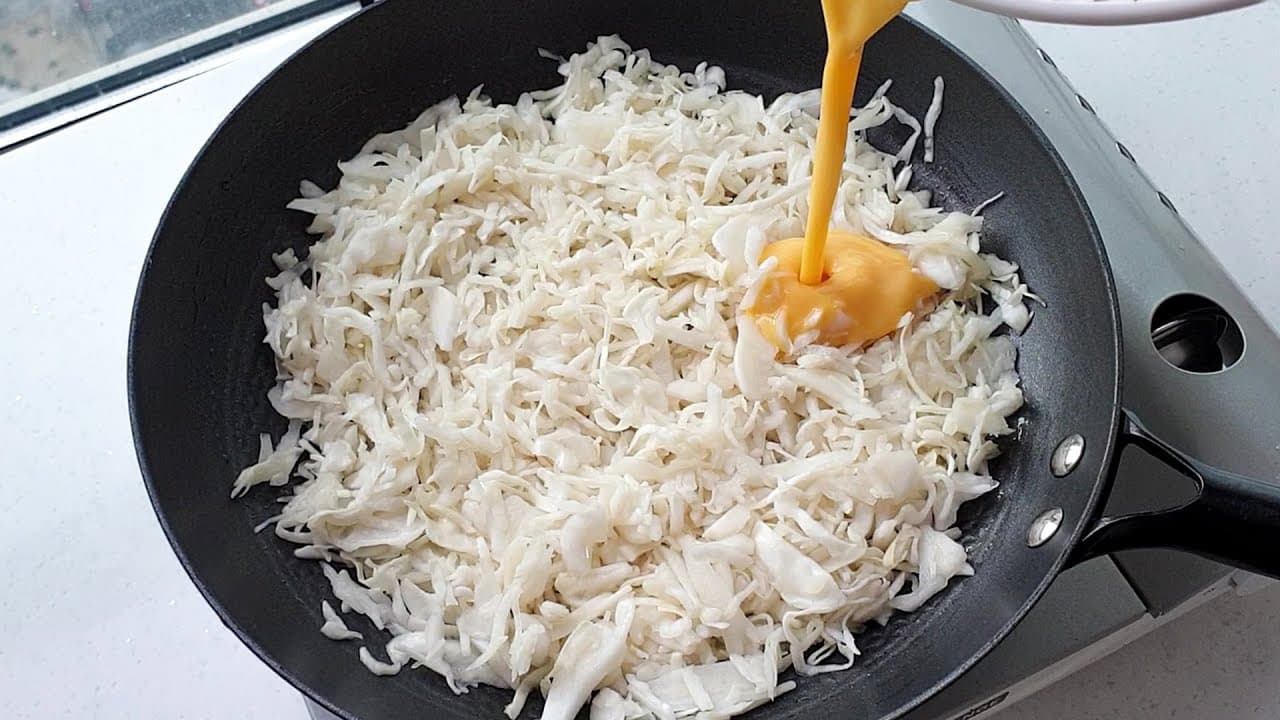 양배추 계란 피자