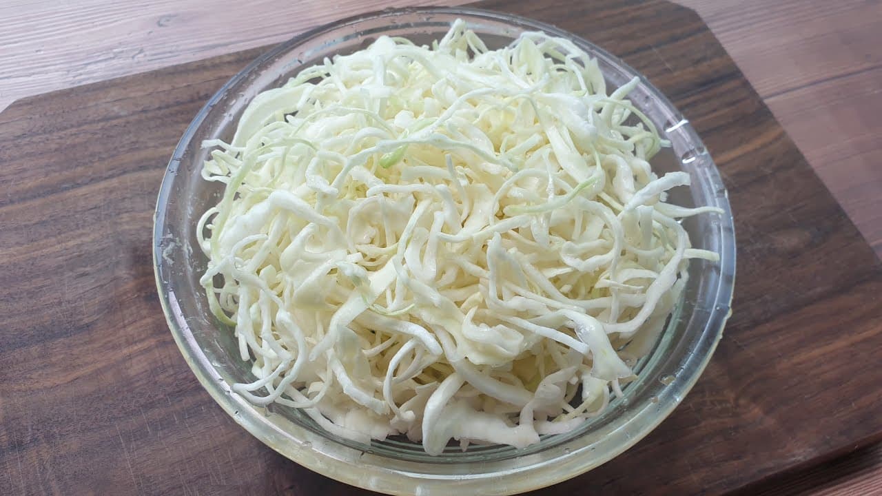 양배추 계란 무침