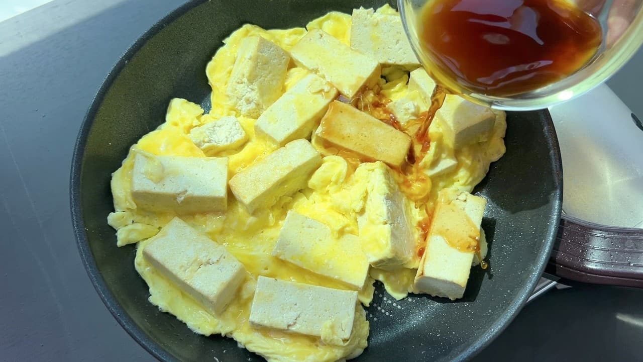 계란 두부 볶음