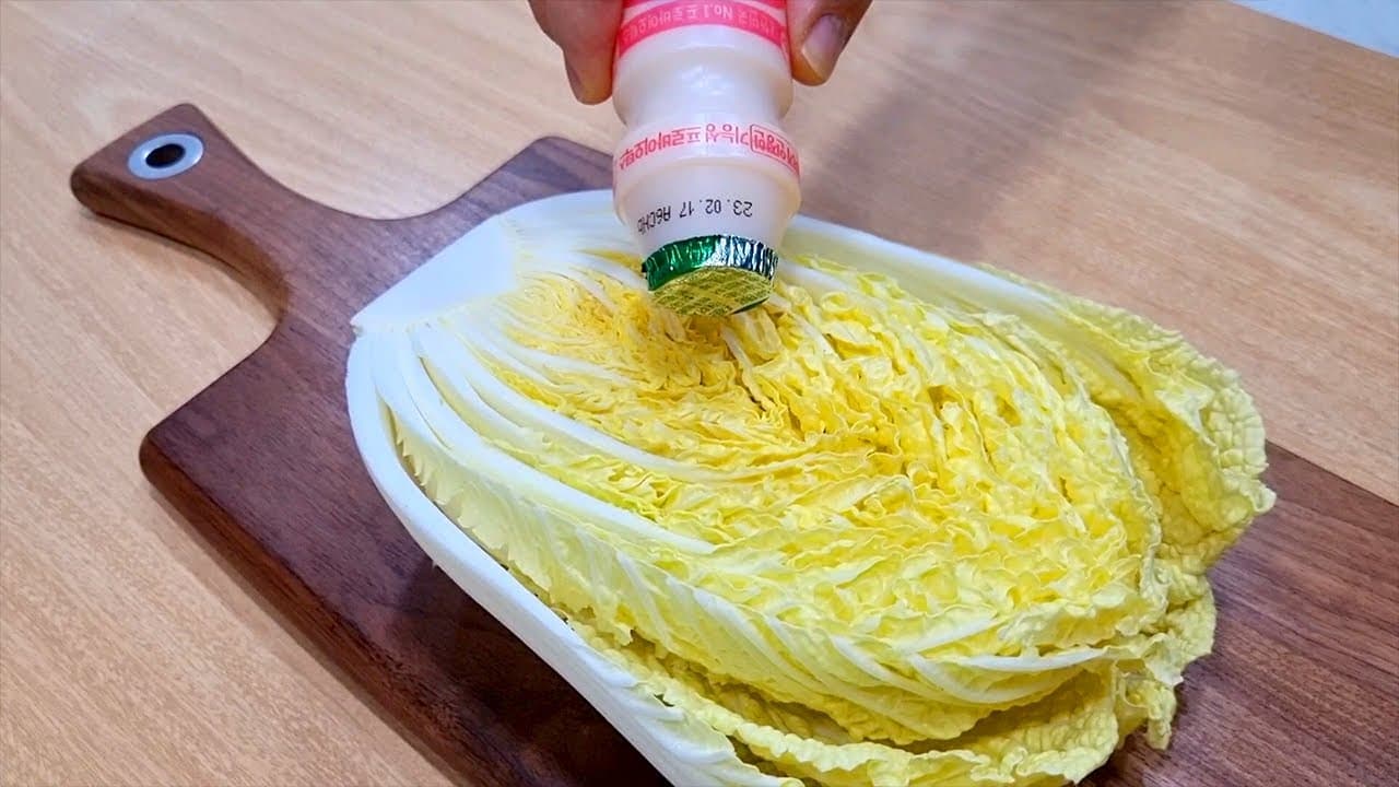 알배추 요구르트 생채무침