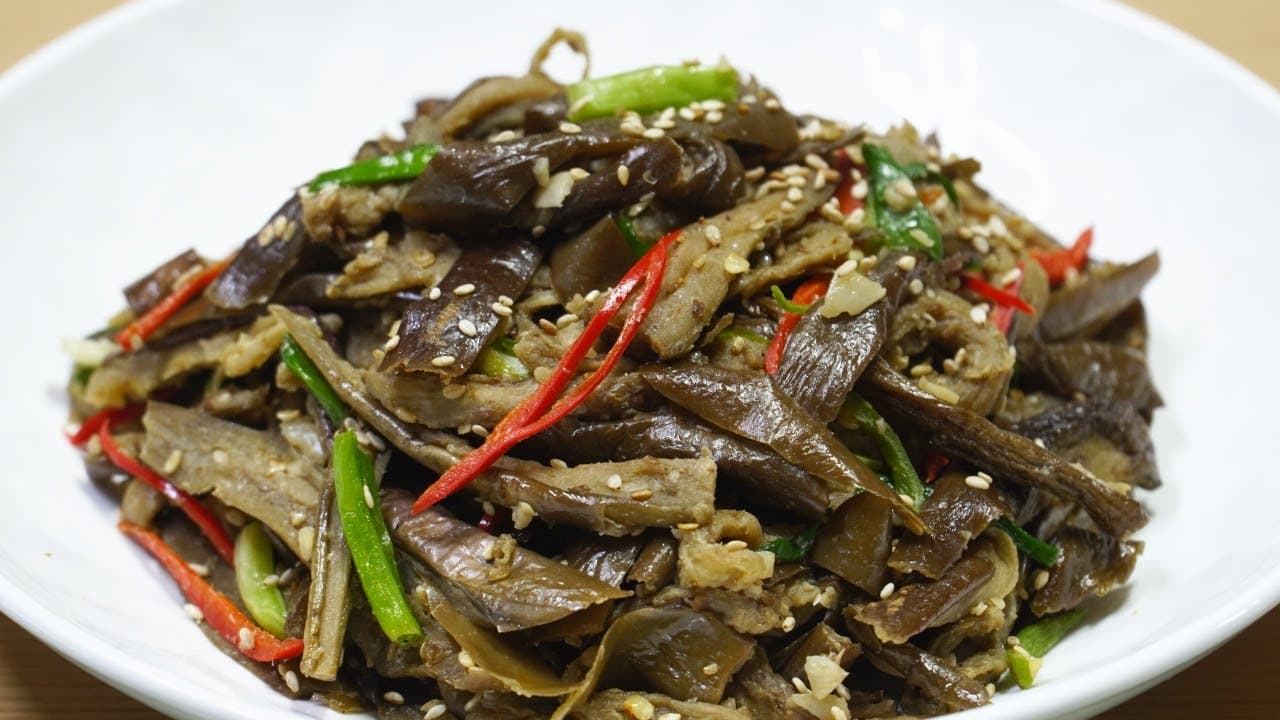 마른가지나물 볶음