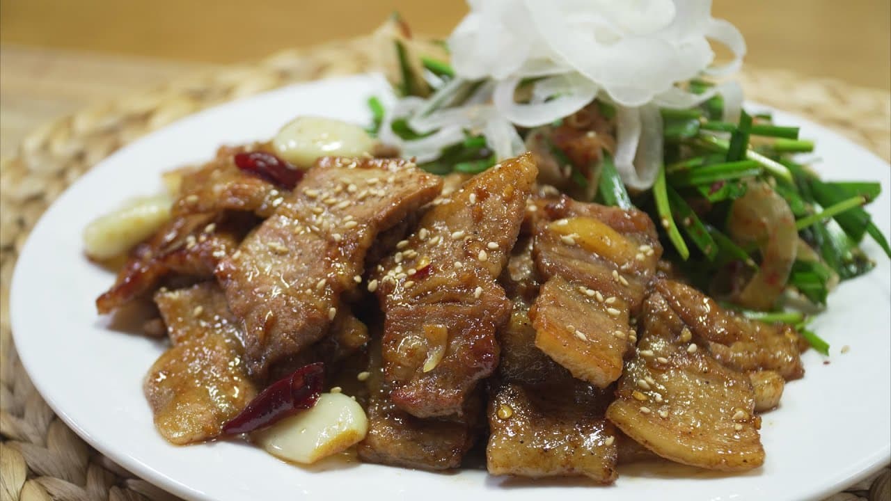 삼겹살 간장조림