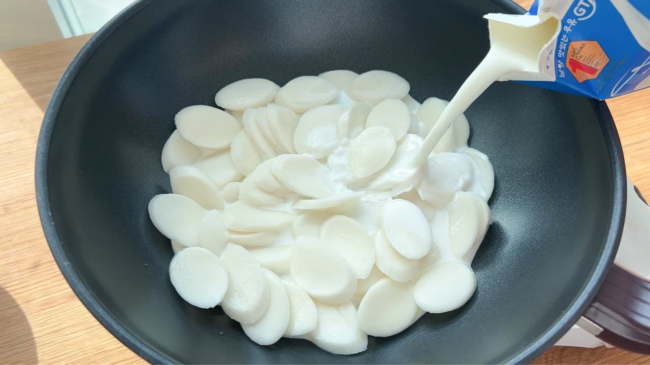 떡국떡 크림 파스타