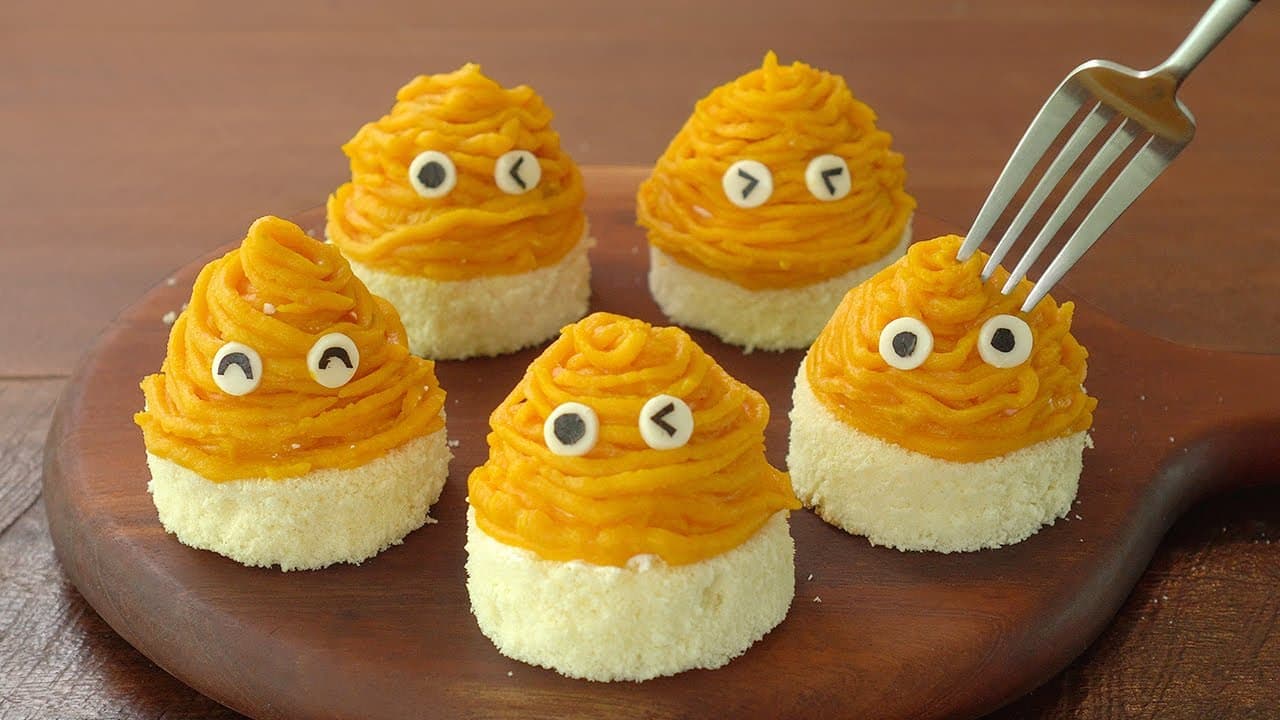 단호박 미니 케이크