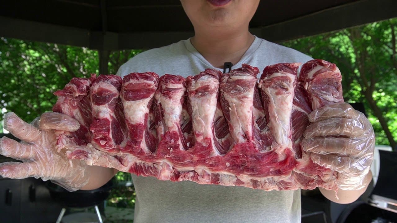 비프 백립 바베큐