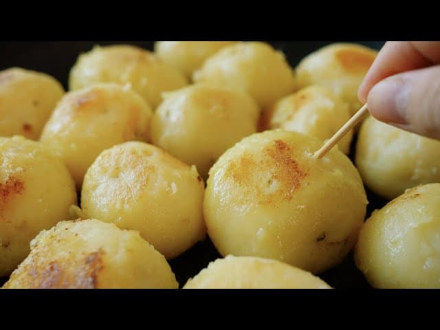 알감자 버터구이