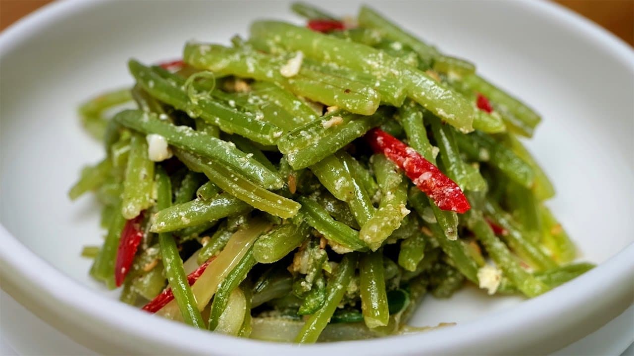 고구마줄기 들깨볶음