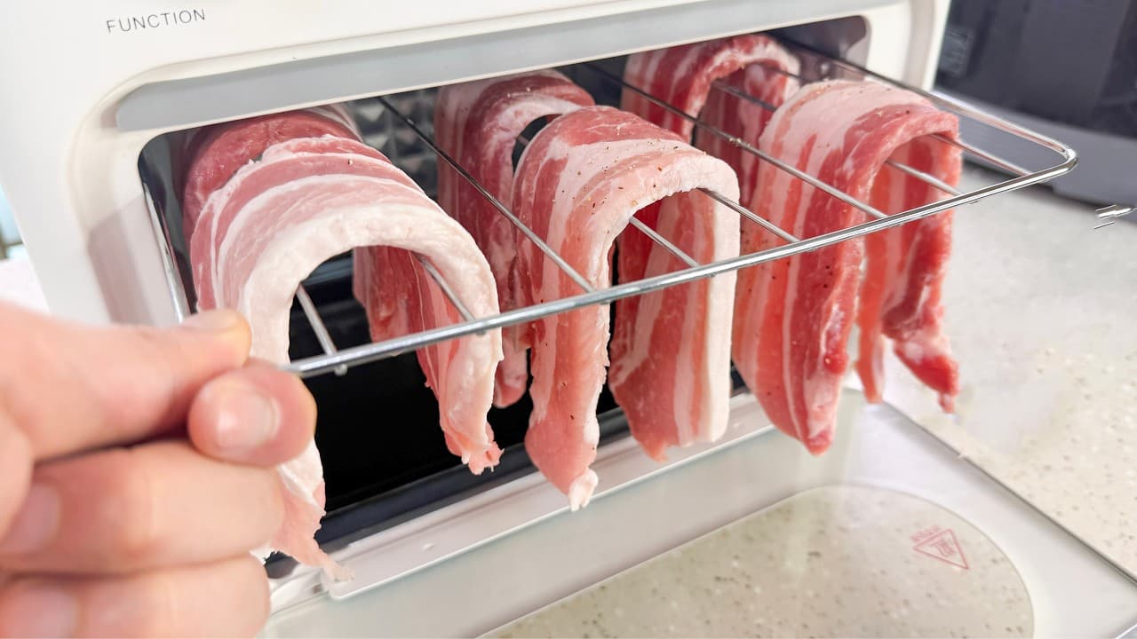 에어프라이어 삼겹살 구이와 상추 겉절이