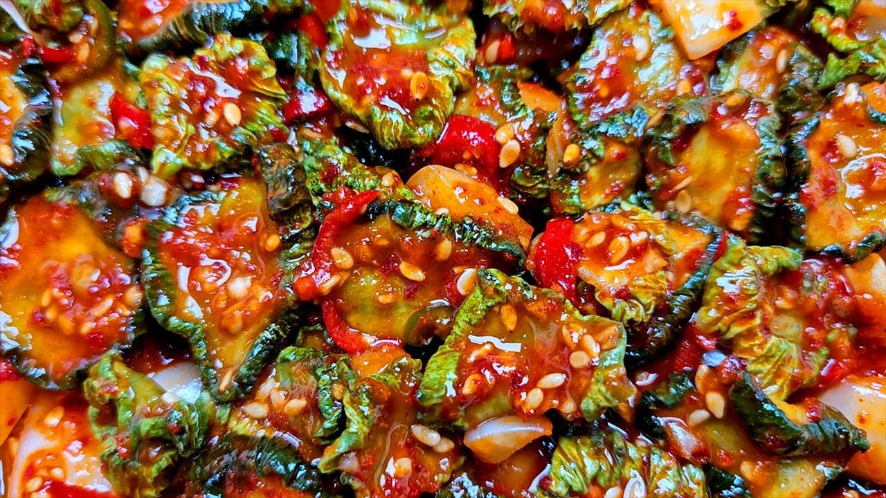 오이말랭이무침