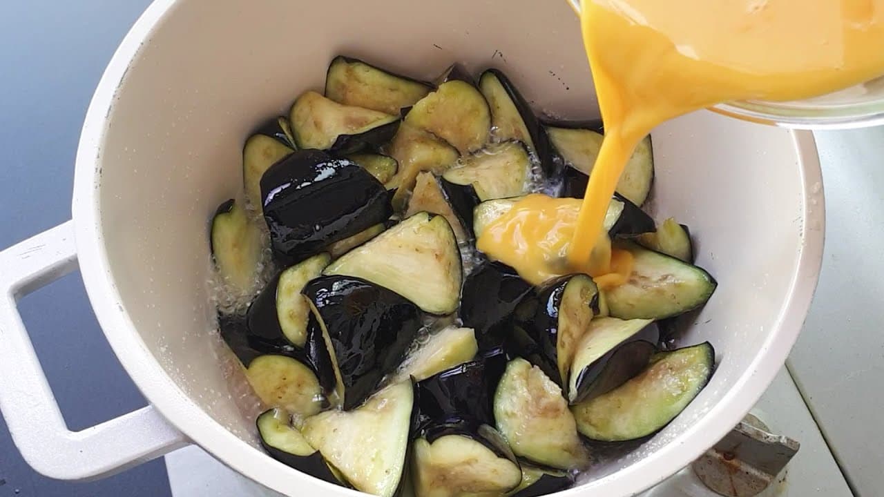 가지 계란 볶음