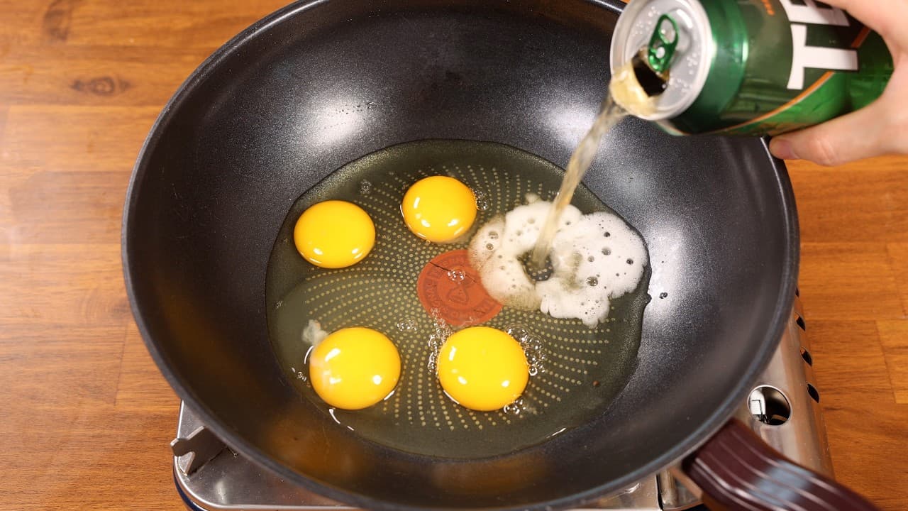 계란 맥주 튀김