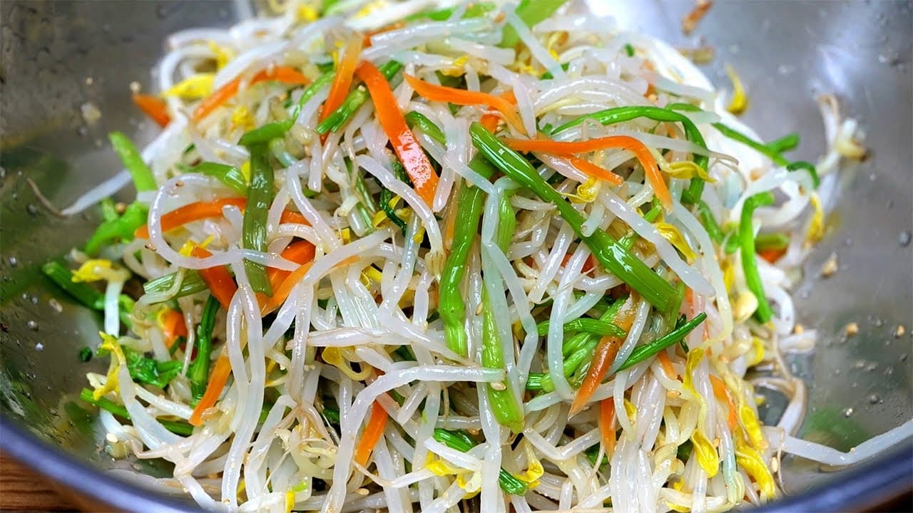 숙주 미나리 무침