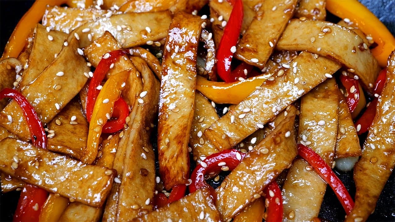 파프리카 어묵볶음