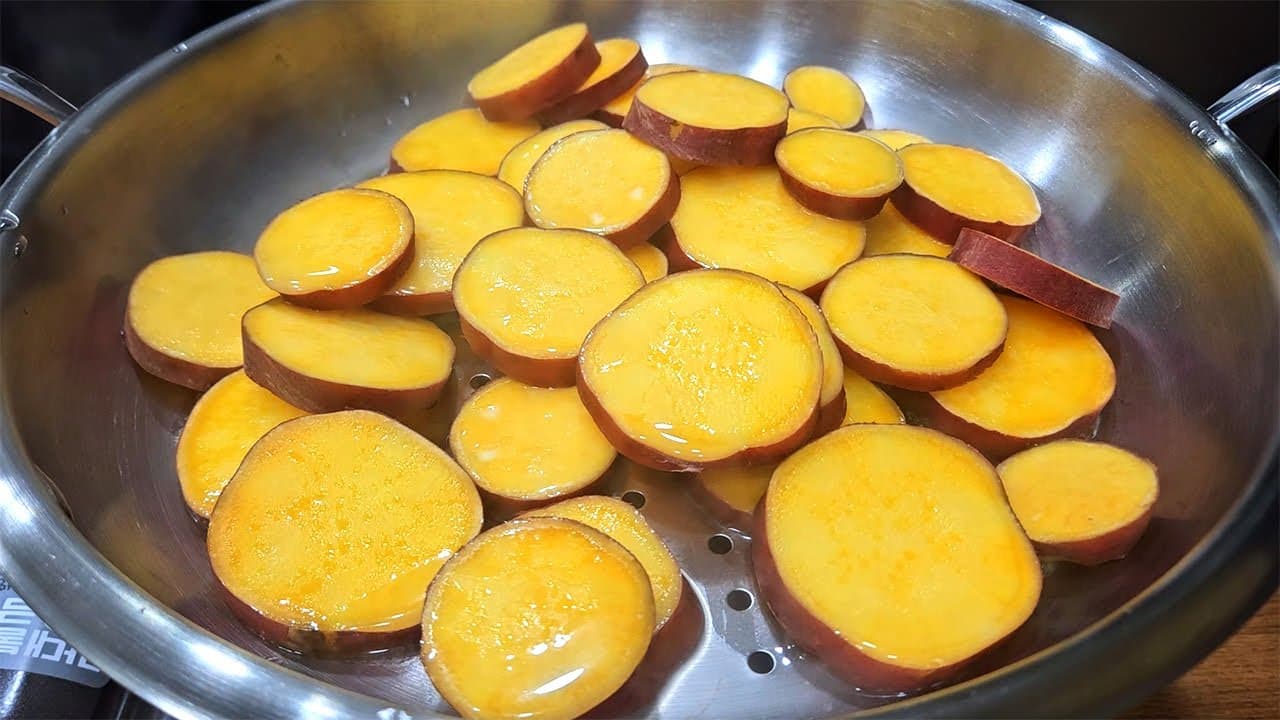 고구마 사과 호떡