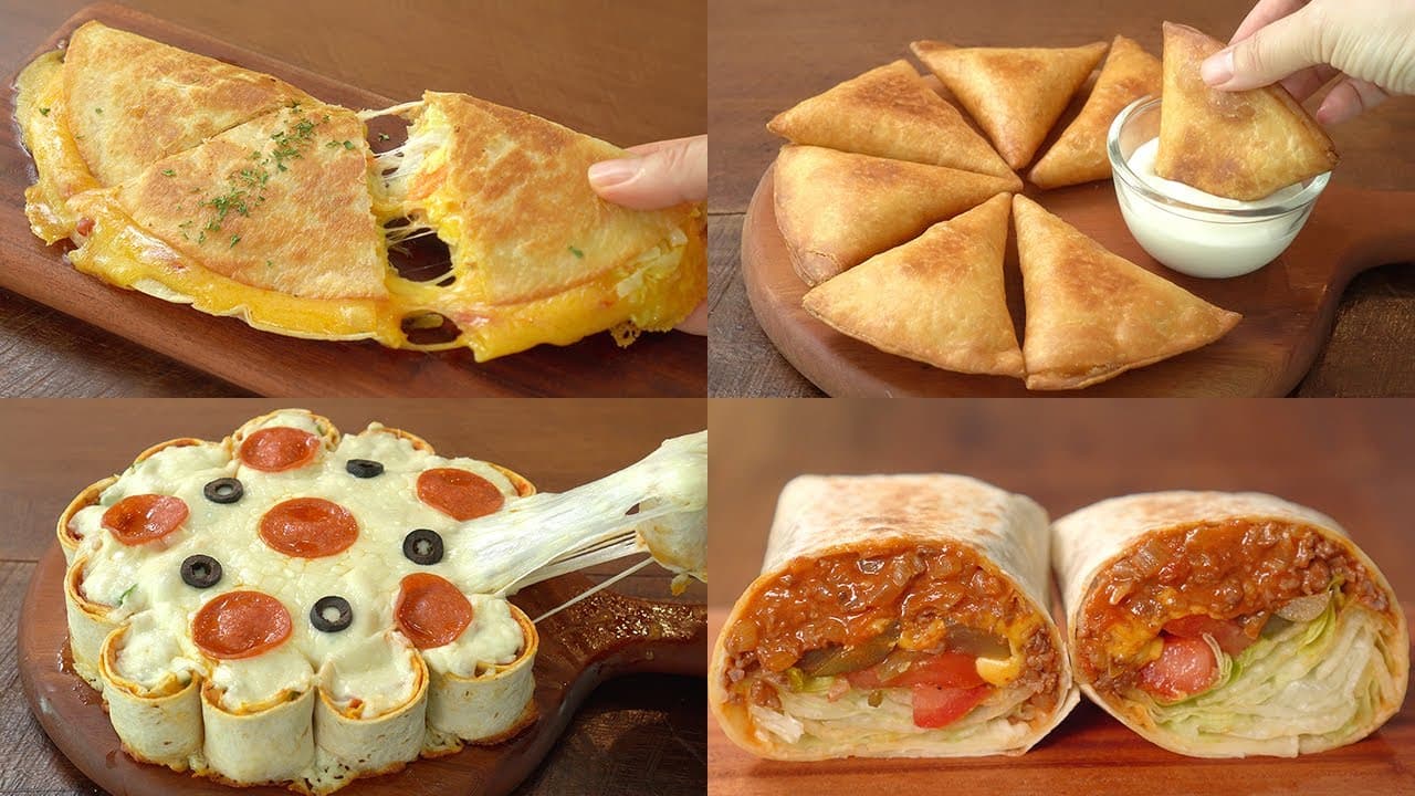 베스트 또띠아 요리 7가지