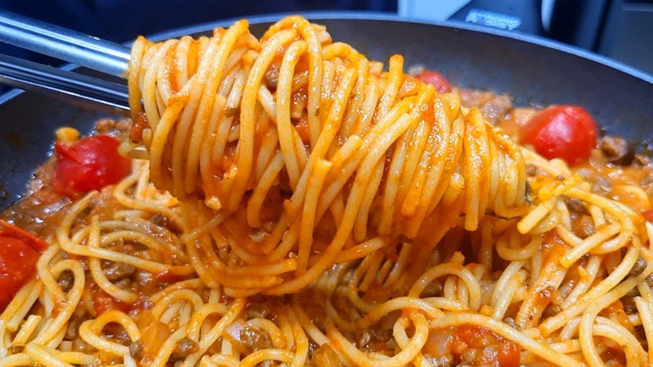 토마토 소고기 파스타