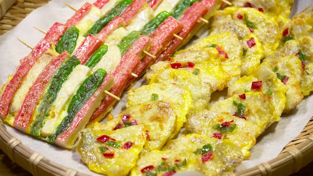 동태전과 삼색꼬치전