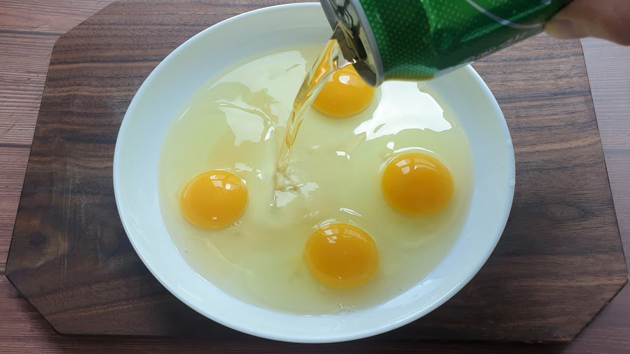 계란 맥주 튀김