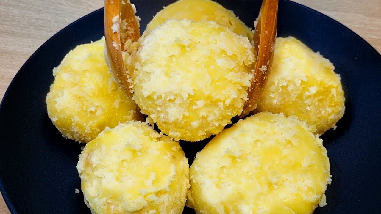 포슬포슬 홍감자 삶기