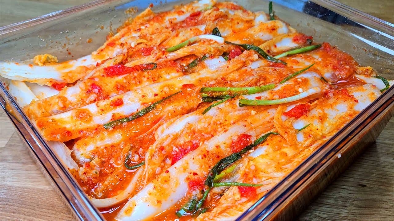 여름배추 물김치