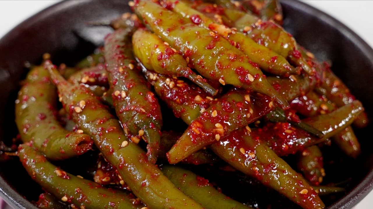 삭힌 고추 생젓무침