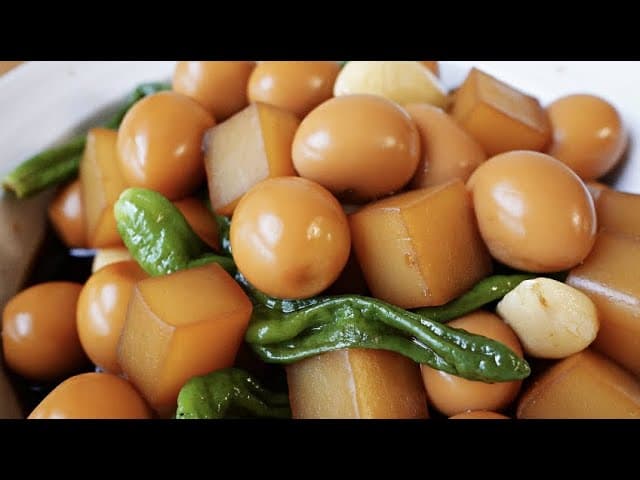 메추리알 곤약 장조림