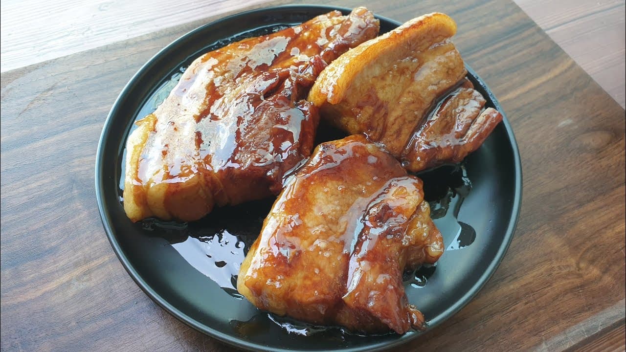 맥주 돼지고기 조림