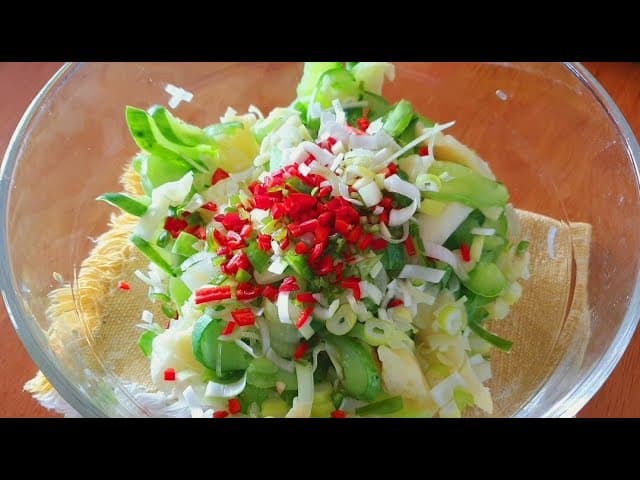 오이 양배추 된장무침