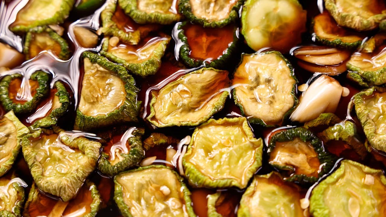 말린 오이장아찌