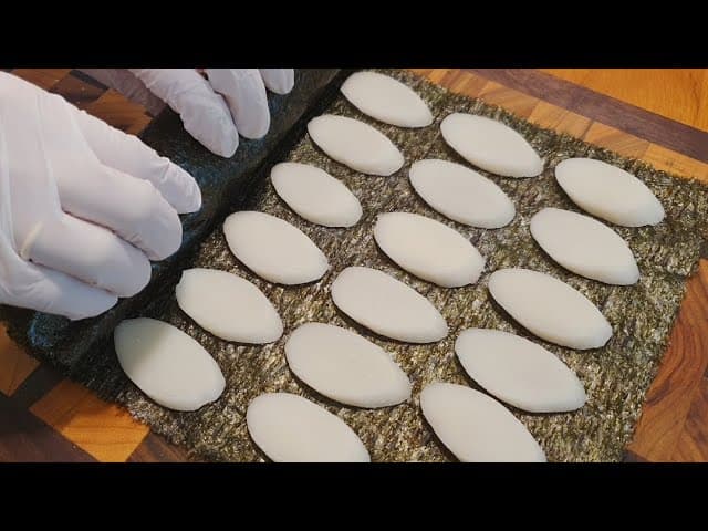 떡국떡 오이고추 김밥