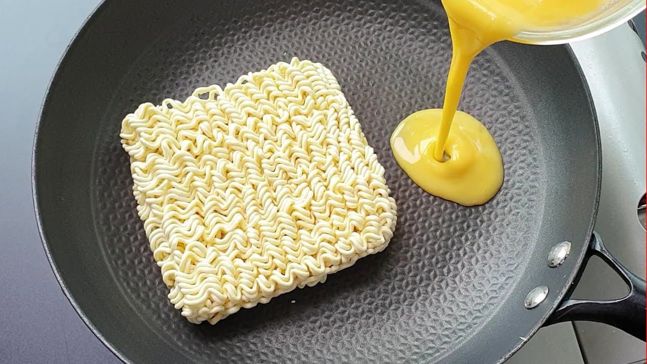 스팸 계란 라면볶음
