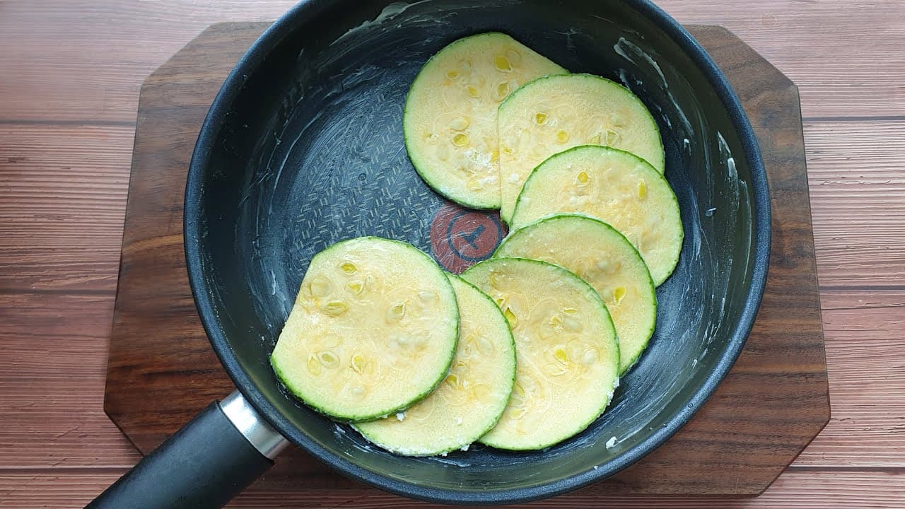 둥근 호박 계란전