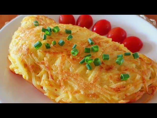 토마토 감자 팬케이크